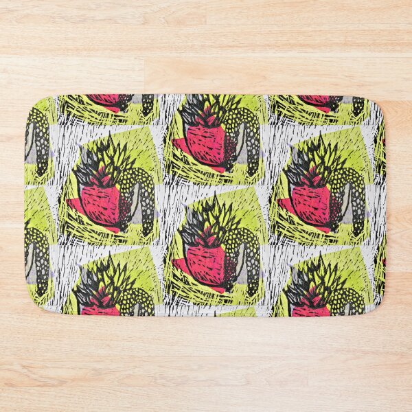 Item preview, Lino printed succulent #2 designed and sold by HenrietteML.