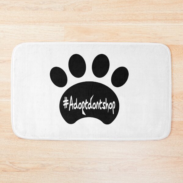 Item preview, Adopt don't shop (black) designed and sold by Dave Crokaert.