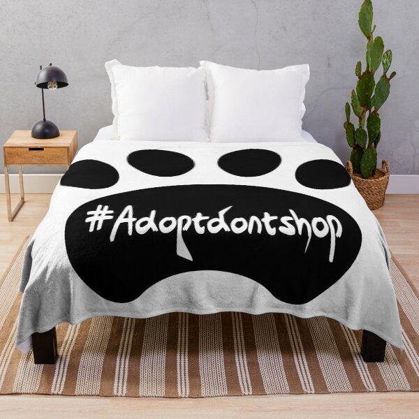 Item preview, Adopt don't shop (black) designed and sold by Dave Crokaert.