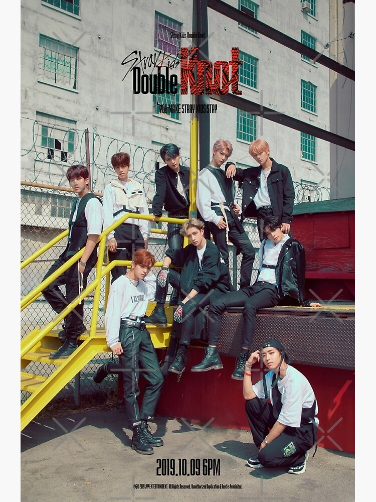 Double Knot Poster Stray Kids 3racha Postcard By Michiyo Goods Redbubble