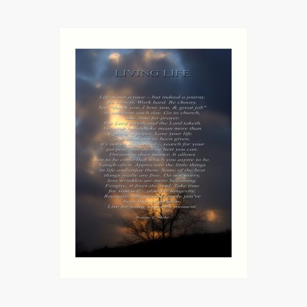 Living Life 2 Art Print