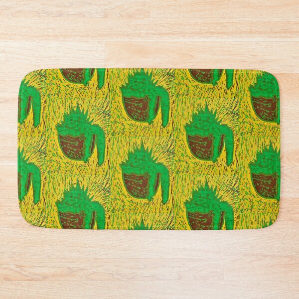 Item preview, lino printed succulent #5 designed and sold by HenrietteML.