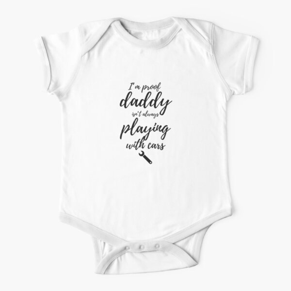 Daddy Short Sleeve Baby One-Piece for Sale