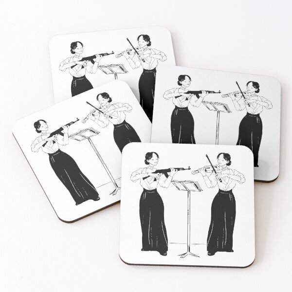 Item preview, Yin Yang violinist. designed and sold by emphatic.