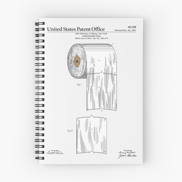 Item preview, Toilet Paper Roll Patent designed and sold by FinlayMcNevin.
