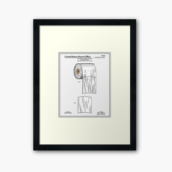 Item preview, Toilet Paper Roll Patent designed and sold by FinlayMcNevin.