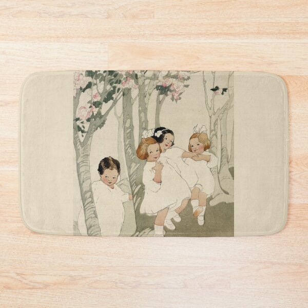 Item preview, Four Children Dancing Beneath Blossoming Cherry Trees - Bertha Boynton Lum - 1913 designed and sold by CrankyOldDude.