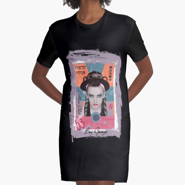 Boy George Graphic T-Shirt Dress