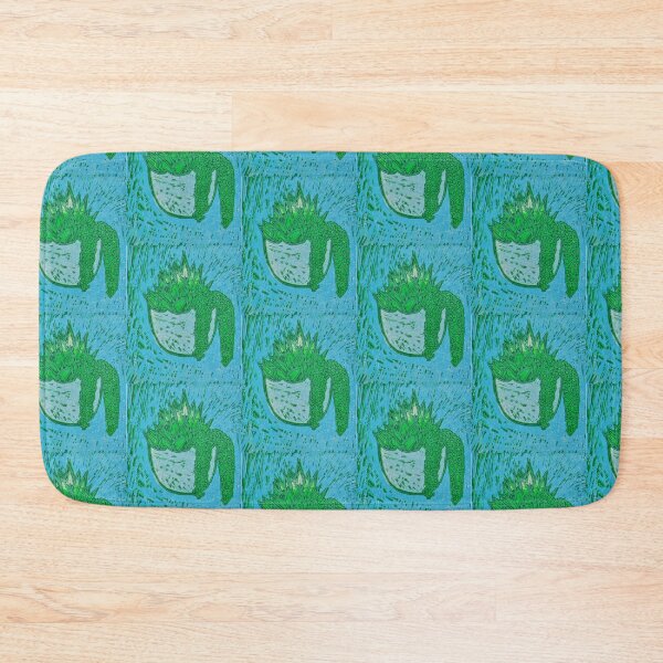 Item preview, lino printed succulent #8 designed and sold by HenrietteML.