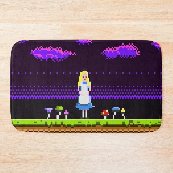 Item preview, Alice and Mushrooms - Pixel Art  designed and sold by Glucka.