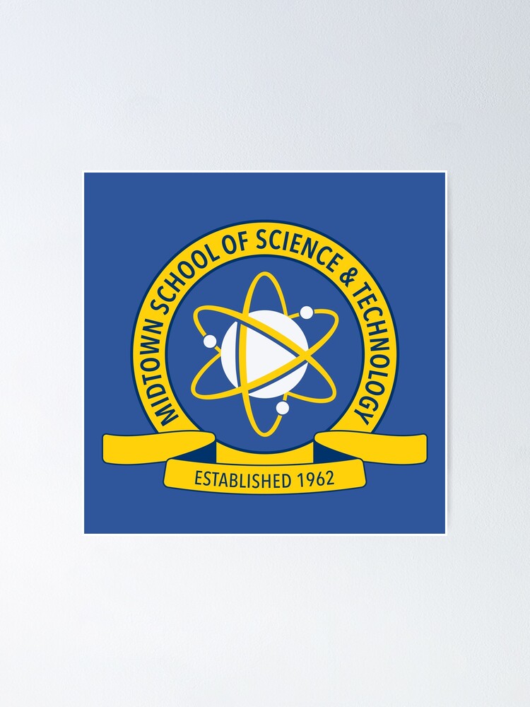 midtown-school-of-science-and-technology-logo-poster-by-vicener