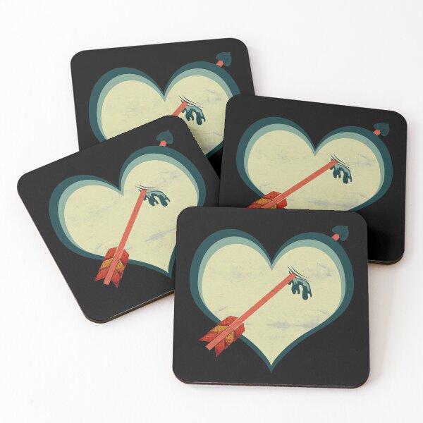 Item preview, Grunge retro arrow through heart art designed and sold by Kam-designs.