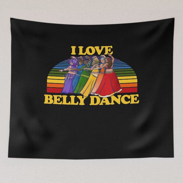 Item preview, I love belly dance designed and sold by FrictionMaxxing.