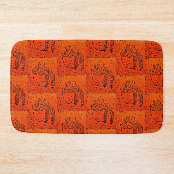 Item preview, lino printed succulent #9 designed and sold by HenrietteML.