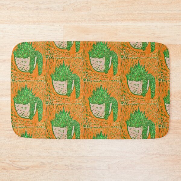 Item preview, lino printed succulent  #10 designed and sold by HenrietteML.