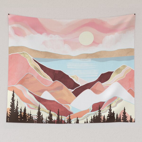 Item preview, Autumn Lake Sunrise designed and sold by spacefrogdesign.