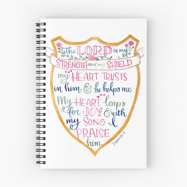 Item preview, The Lord is my strength and shield designed and sold by PureJoyCreative.
