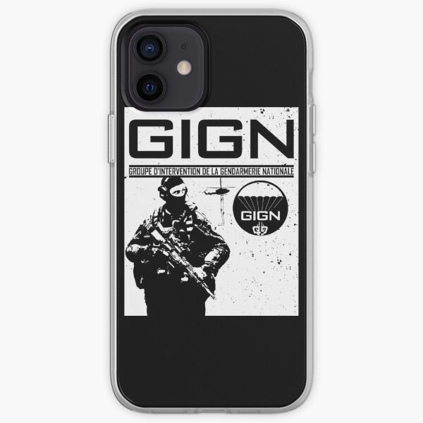 Groupe d'intervention de la gendarmerie nationale des forces d'élite du GIGN Coque souple iPhone