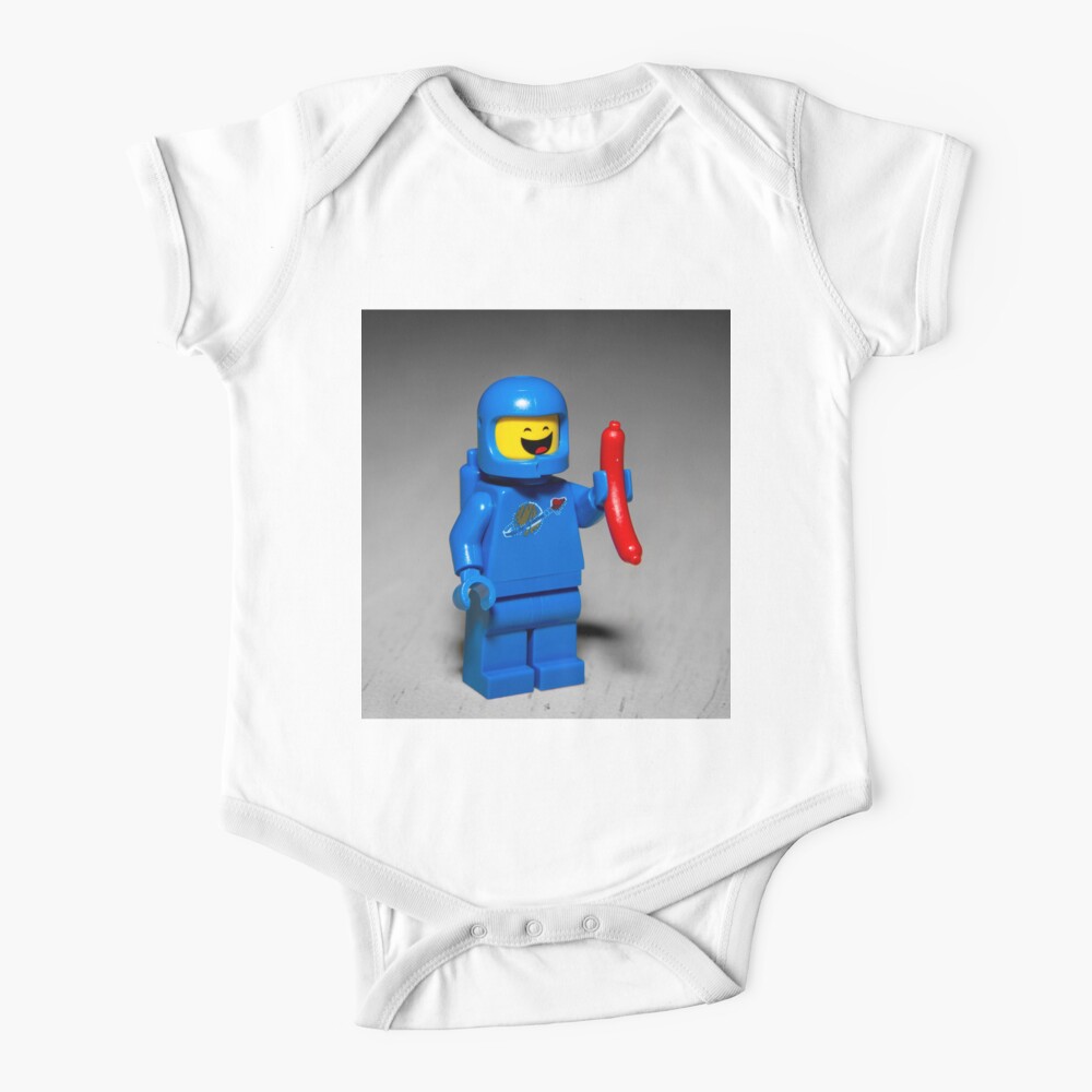 Benny Is So Happy Baby One Piece By Garykaz Redbubble - roblox retro lego man t shirt by y3sbrolol redbubble