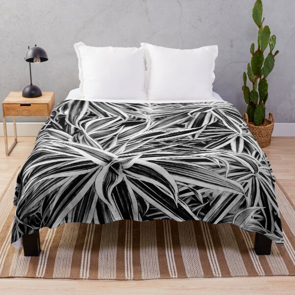 Item preview, Black and White Tropical Print designed and sold by DFLC Prints.