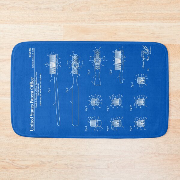 Item preview, Toothbrush Patent - Blueprint designed and sold by FinlayMcNevin.