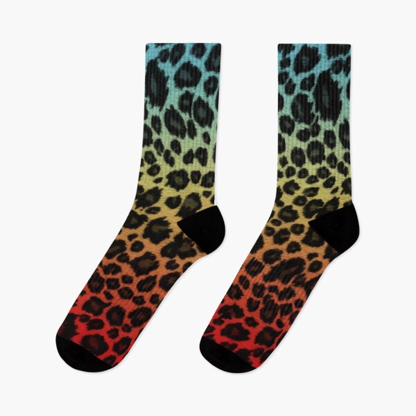 Item preview, Blue Gold Red Leopard Skin designed and sold by HomeLivingCo.