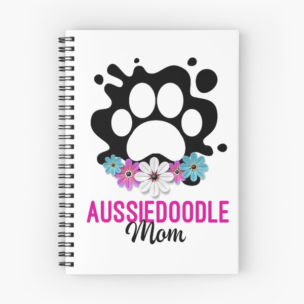 Item preview, Aussiedoodle Mom Dog Paw and Flowers designed and sold by monicacarr.