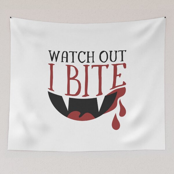 Item preview, Watch Out I Bite - Vampire Costume - Halloween Shirt designed and sold by bkfdesigns.