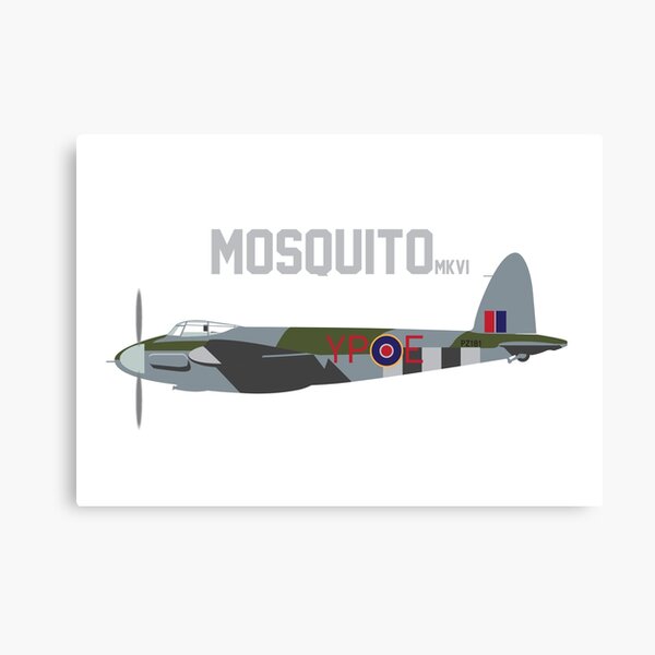 De Havilland Mosquito Fighter Bomber of RAF WWII Canvas Print