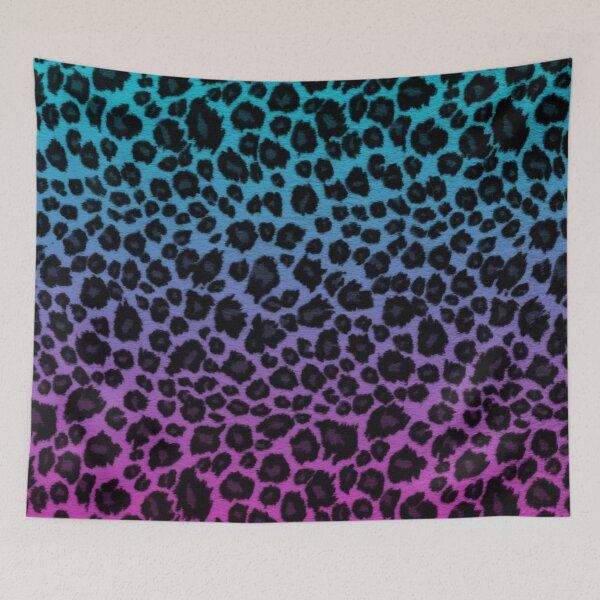 Item preview, Blue Pink Leopard Skin designed and sold by HomeLivingCo.