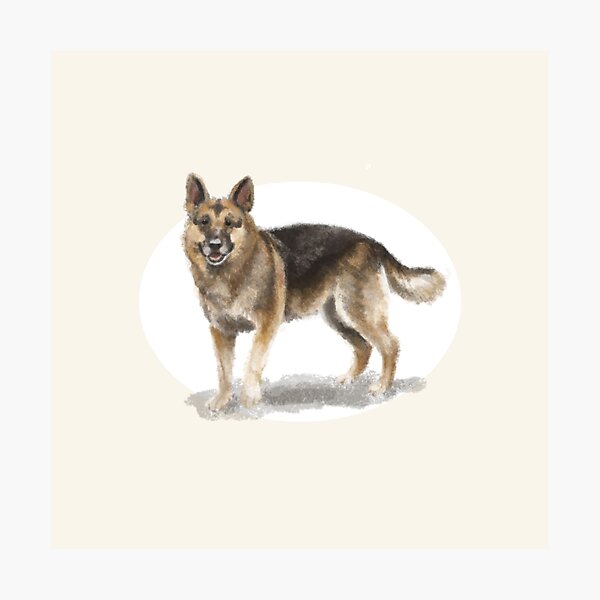 Item preview, German Shepherd Dog designed and sold by Elspeth Rose Design.