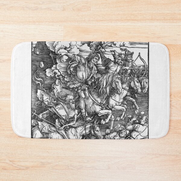 Item preview, Four Horsemen of the Apocalypse - Albrecht Durer - 1511 designed and sold by CrankyOldDude.