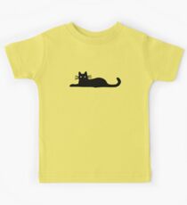 Black Cat Kids Tee