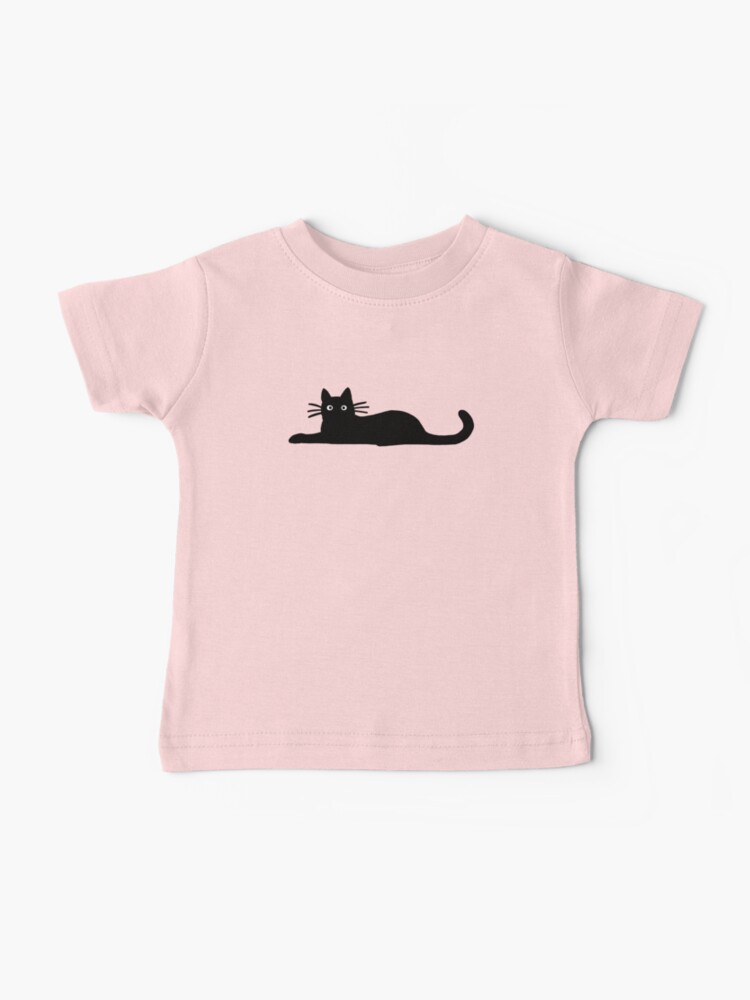 Thumbnail 1 of 2, Baby T-Shirt, Black Cat designed and sold by Jenn Inashvili.