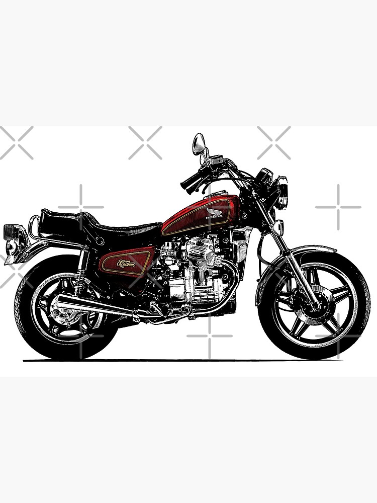 Honda Cx500 Cx650 Custom Greeting Card By Cimbart Redbubble