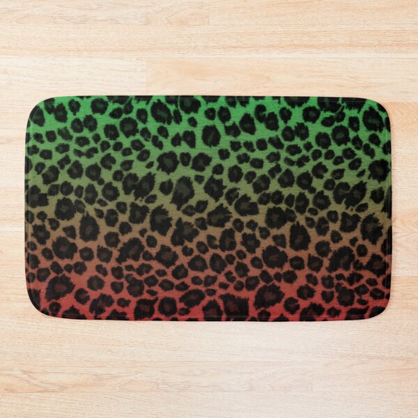 Item preview, Green Red Leopard Skin designed and sold by HomeLivingCo.