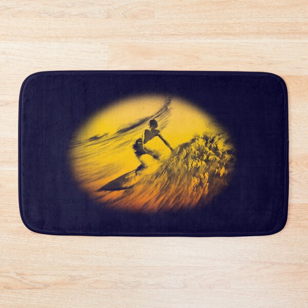 Item preview, Surfer Catching Wave at Sunset in 1980s Vintage Look designed and sold by Scotch Macaskill.