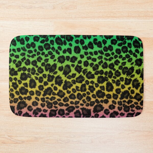 Item preview, Green Yellow Purple Leopard Skin designed and sold by HomeLivingCo.