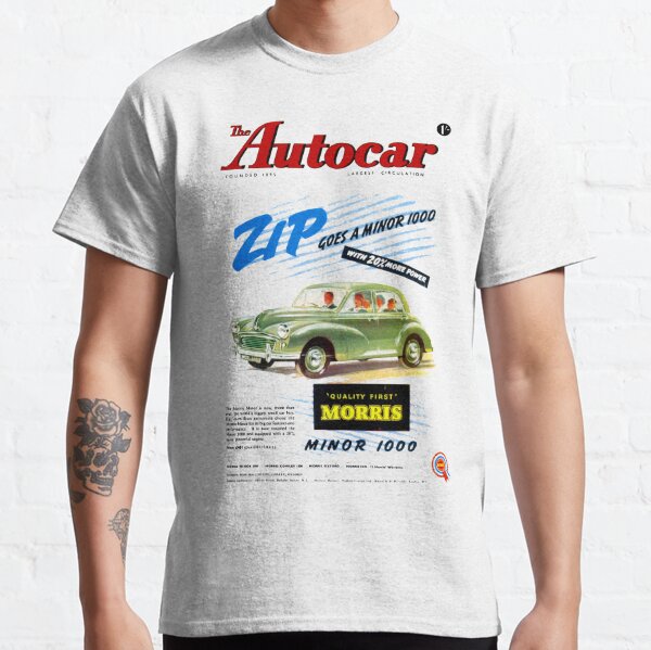 morris minor tshirt