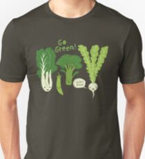 Go Green! (Leafy Green!) Slim Fit T-Shirt