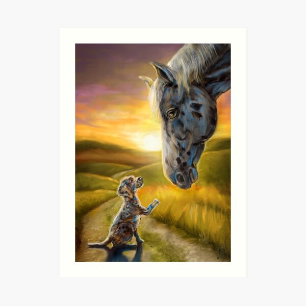 Be my friend Art Print