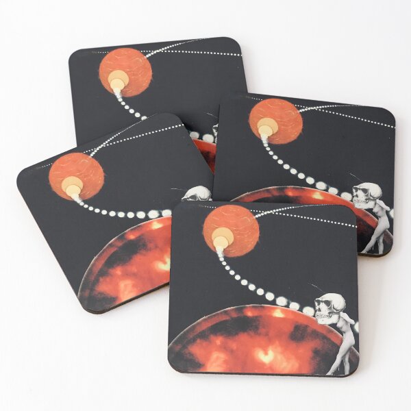 Item preview, Woman, skull, space, planets, lava, collage, surreal, abstract, vintage designed and sold by AndyAltered.