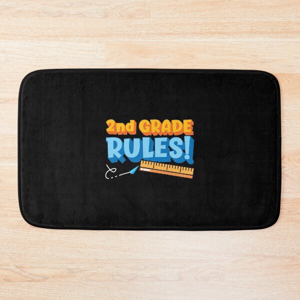 Item preview, 2nd Grade Teacher Graphic Second Grade Teaching Rules Gift designed and sold by woodsgoodsco.