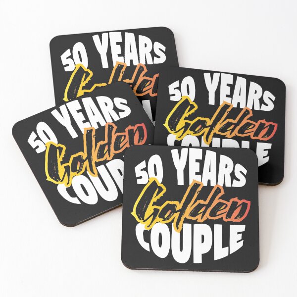 Item preview, Golden couple! Golden wedding anniversary designed and sold by Cutebutfunny.