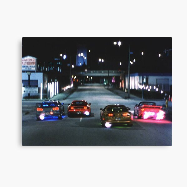 Fast & Furious Canvas Print
