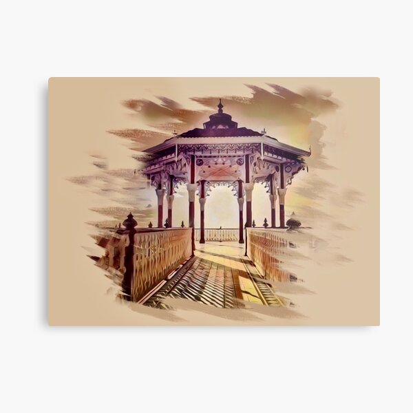 Brighton Bandstand Metal Print