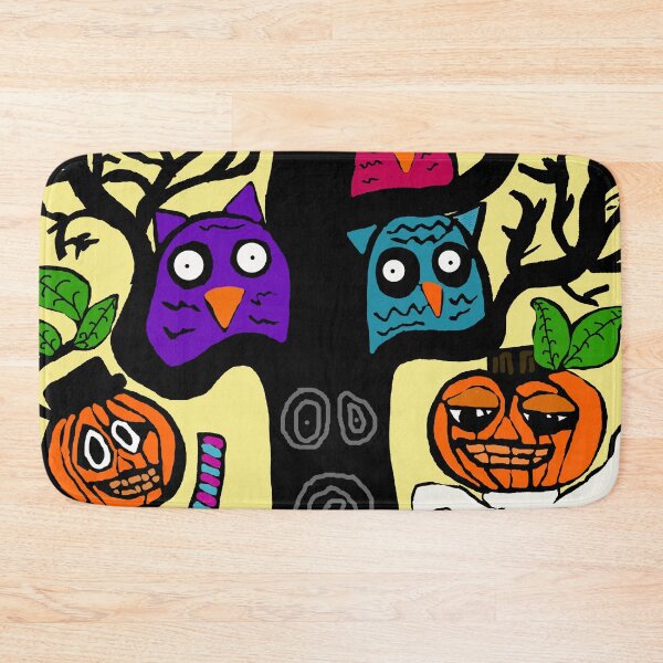 Item preview, 3 owls in a tree halloween designed and sold by Maureen Zaharie.