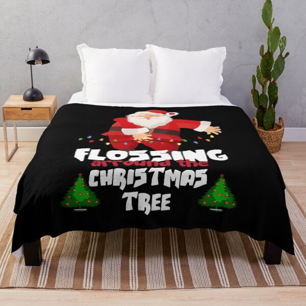 Artikelvorschau, Lustige niedliche Jungenkinder Santa Flossing um das Weihnachtsbaumgeschenk entworfen und verkauft von SurgicalDesign.