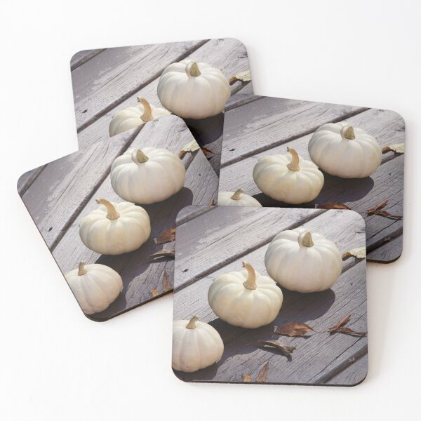 Item preview, White Pumpkins in festive season designed and sold by ikshvaku.