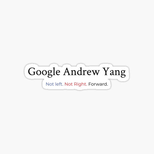Item preview, Google Andrew Yang designed and sold by mangaesthetic.